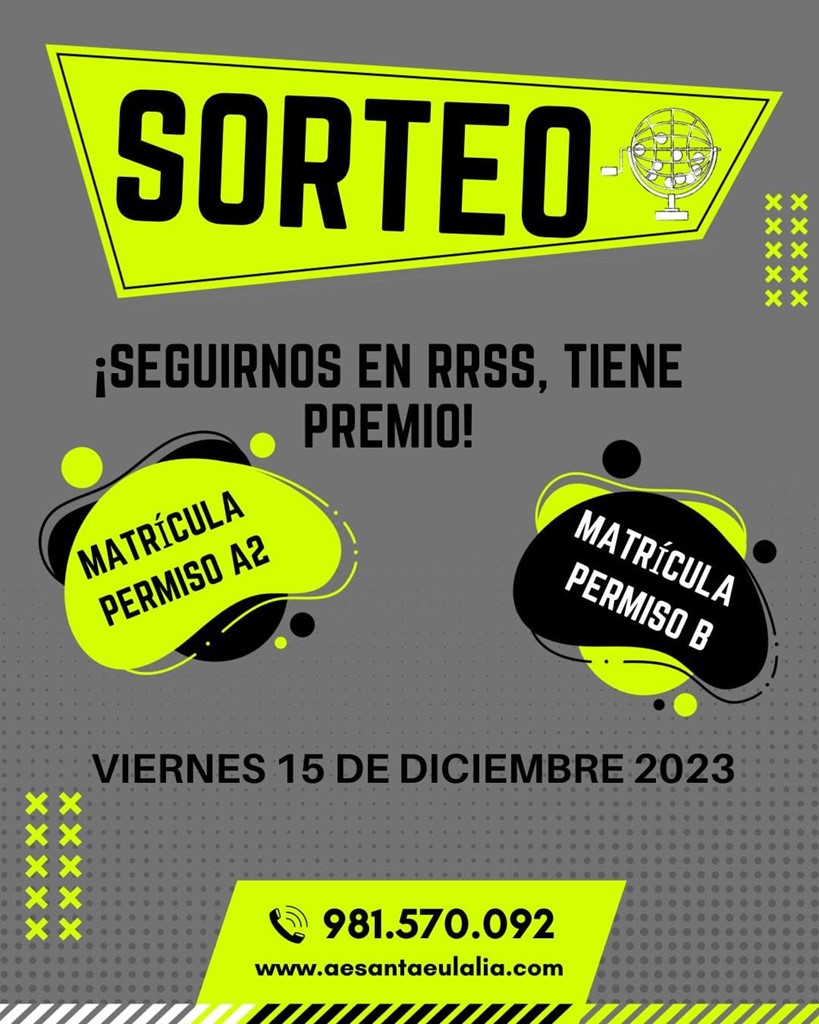  Bases Legales Sorteo Matrículas Permisos B y A2