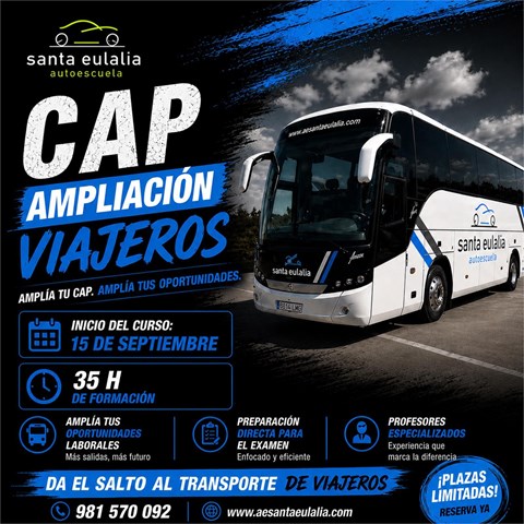 CURSO CAP AMPLIACIÓN VIAJEROS