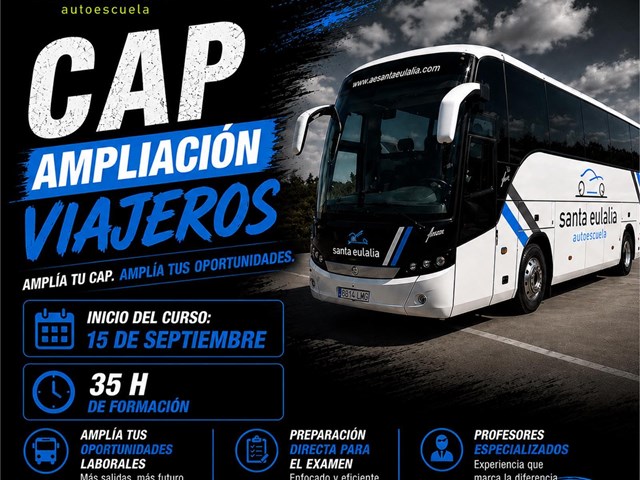 CURSO CAP AMPLIACIÓN VIAJEROS