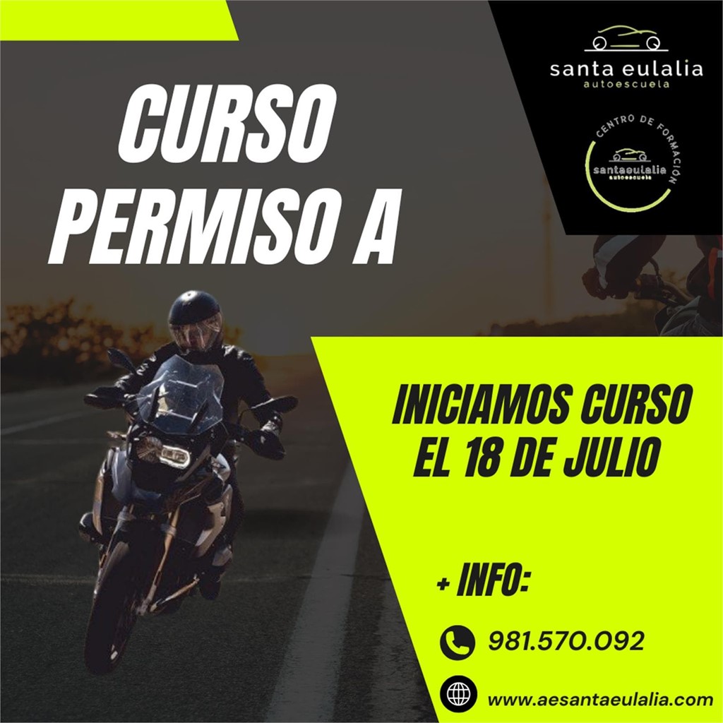 Foto 1 CURSO PERMISO A