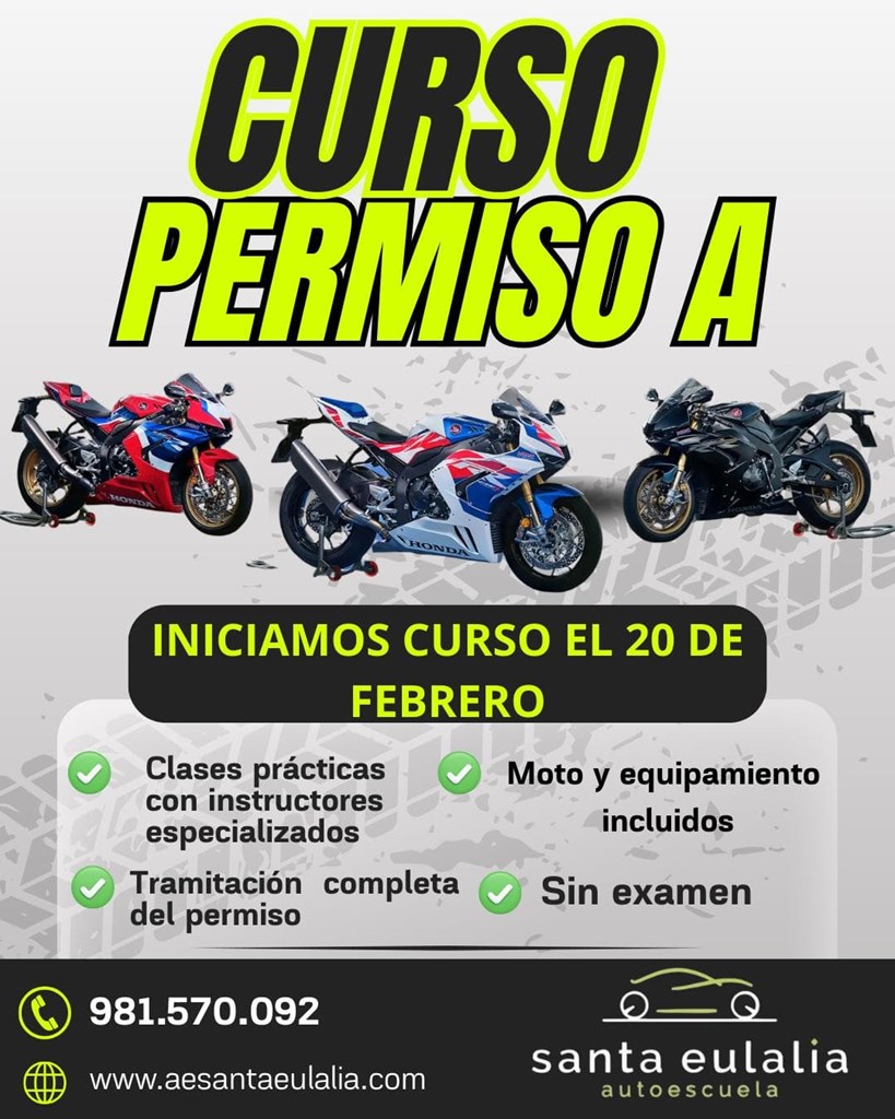Foto 1 CURSO PERMISO A