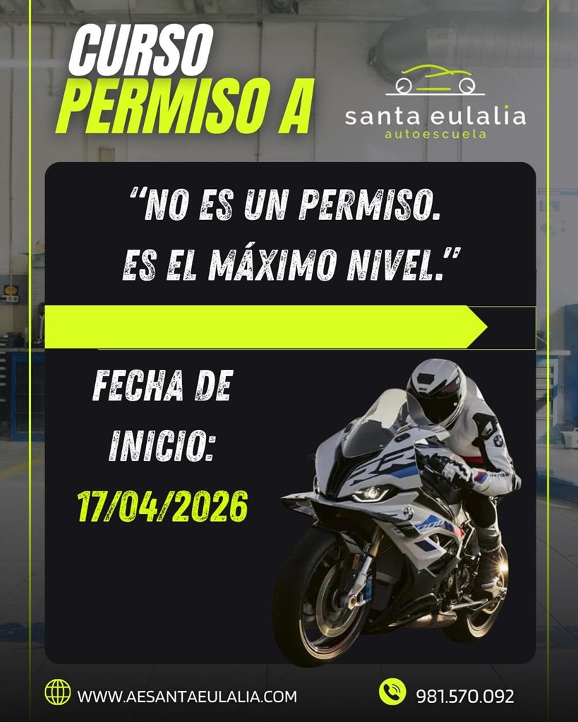 Foto 1 CURSO PERMISO A