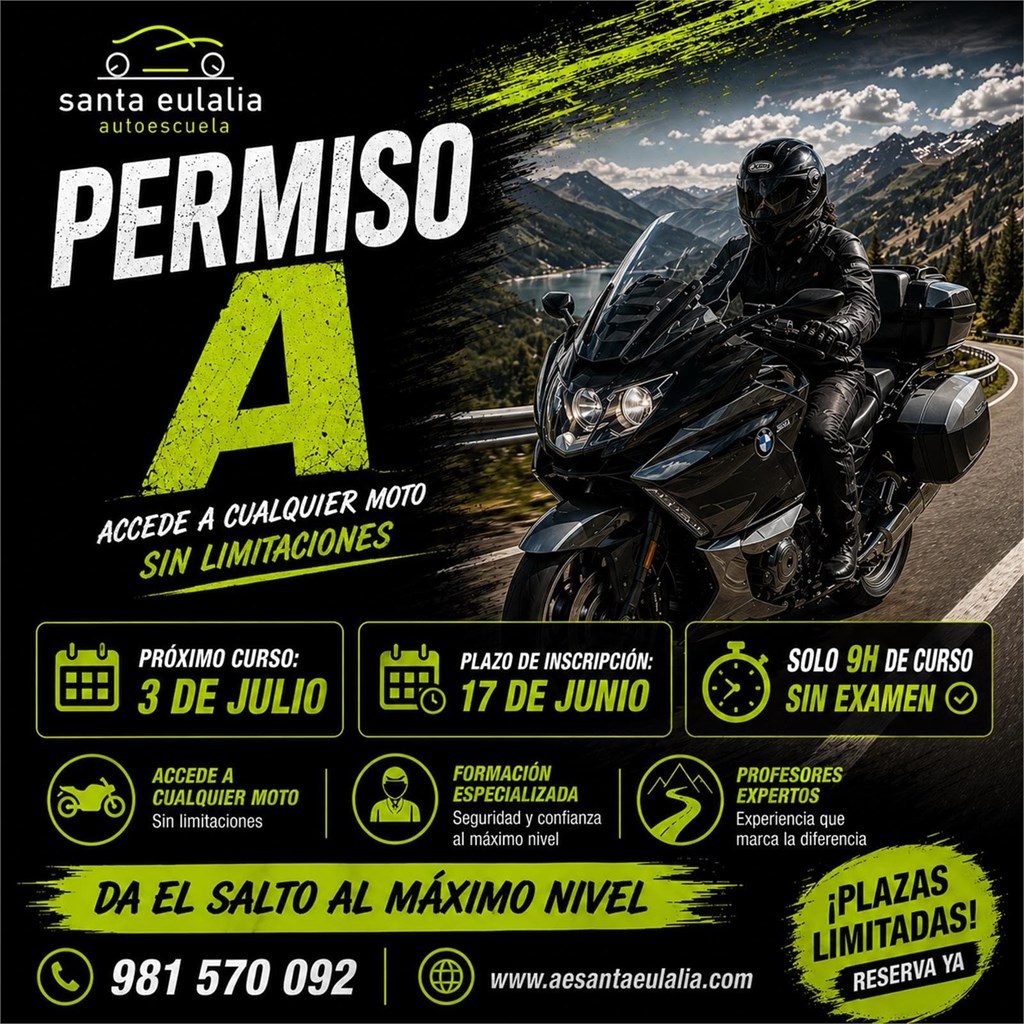 Foto 1 CURSO PERMISO A
