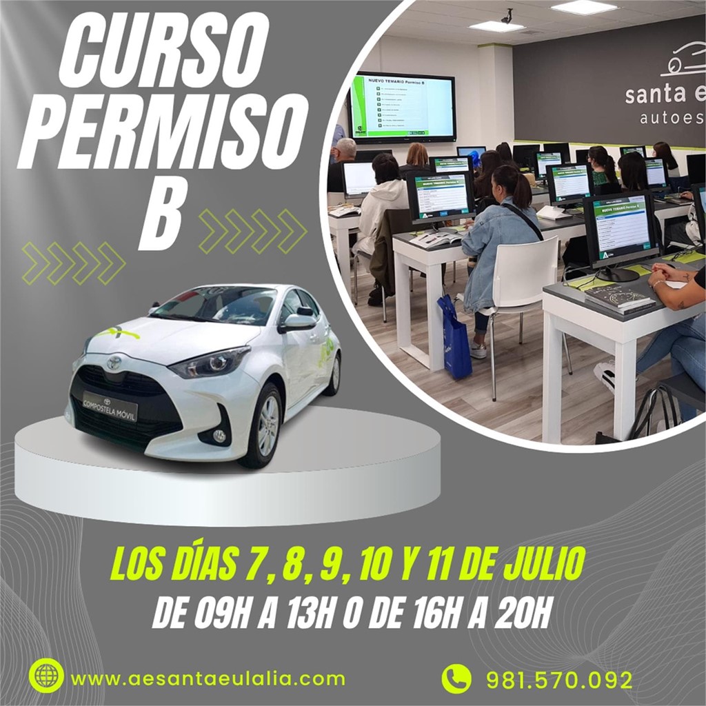 Foto 1 CURSO PRESENCIAL Y ONLINE FORMACION TEORICA PERMISO B