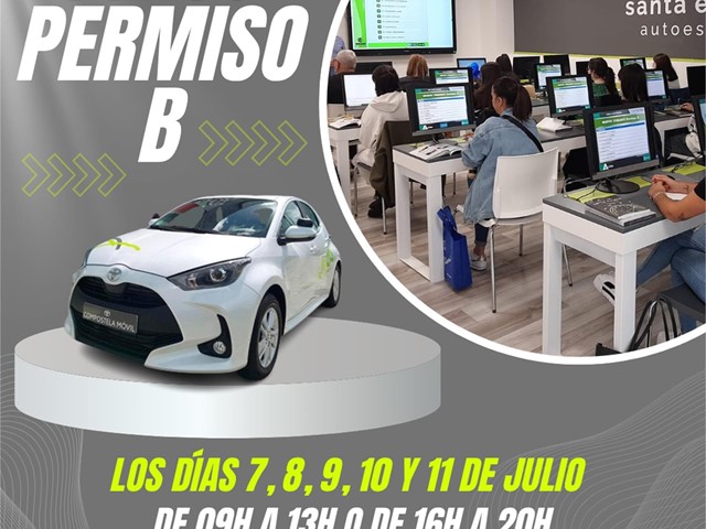 CURSO PRESENCIAL Y ONLINE FORMACION TEORICA PERMISO B