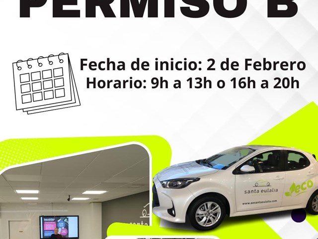 CURSO PRESENCIAL Y ONLINE FORMACION TEORICA PERMISO B