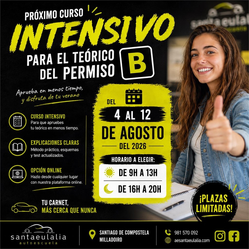 Foto 1 CURSO PRESENCIAL Y ONLINE FORMACION TEORICA PERMISO B
