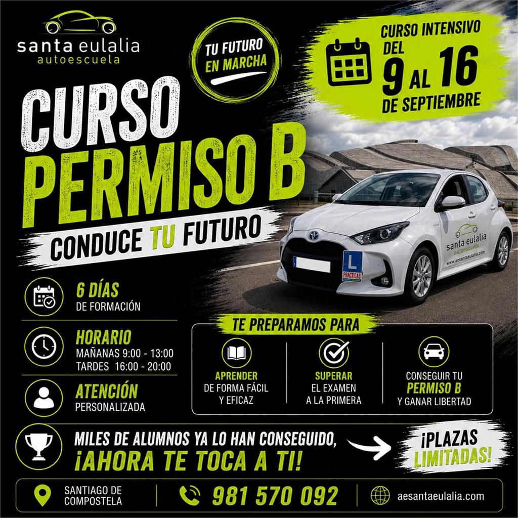 Foto 1 CURSO PRESENCIAL Y ONLINE FORMACION TEORICA PERMISO B