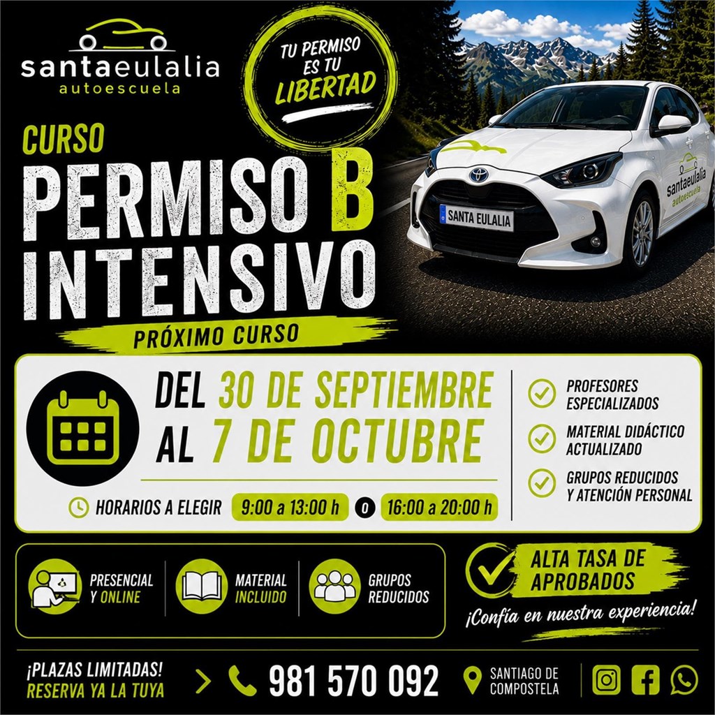Foto 1 CURSO PRESENCIAL Y ONLINE FORMACION TEORICA PERMISO B