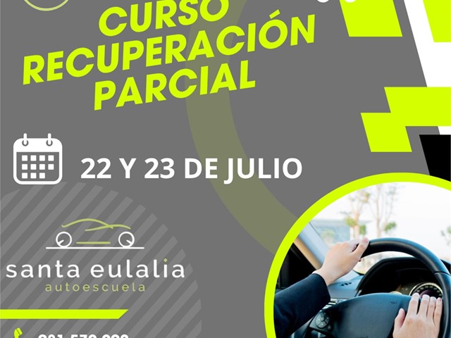 CURSO RECUPERACIÓN PUNTOS PARCIAL