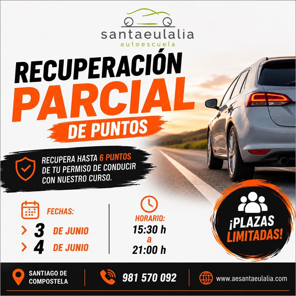 Foto 1 CURSO RECUPERACIÓN PUNTOS PARCIAL