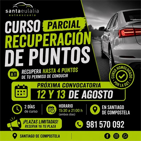 CURSO RECUPERACIÓN PUNTOS PARCIAL