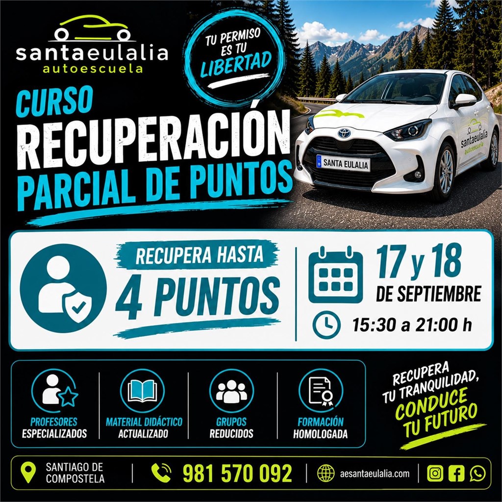 Foto 1 CURSO RECUPERACIÓN PUNTOS PARCIAL