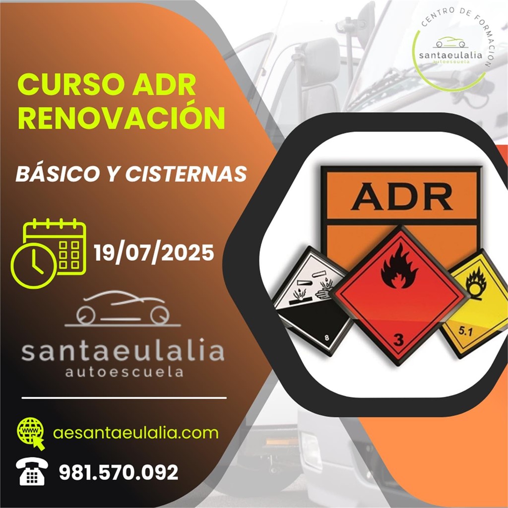 Foto 1 CURSO RENOVACIÓN ADR BÁSICO Y CISTERNAS