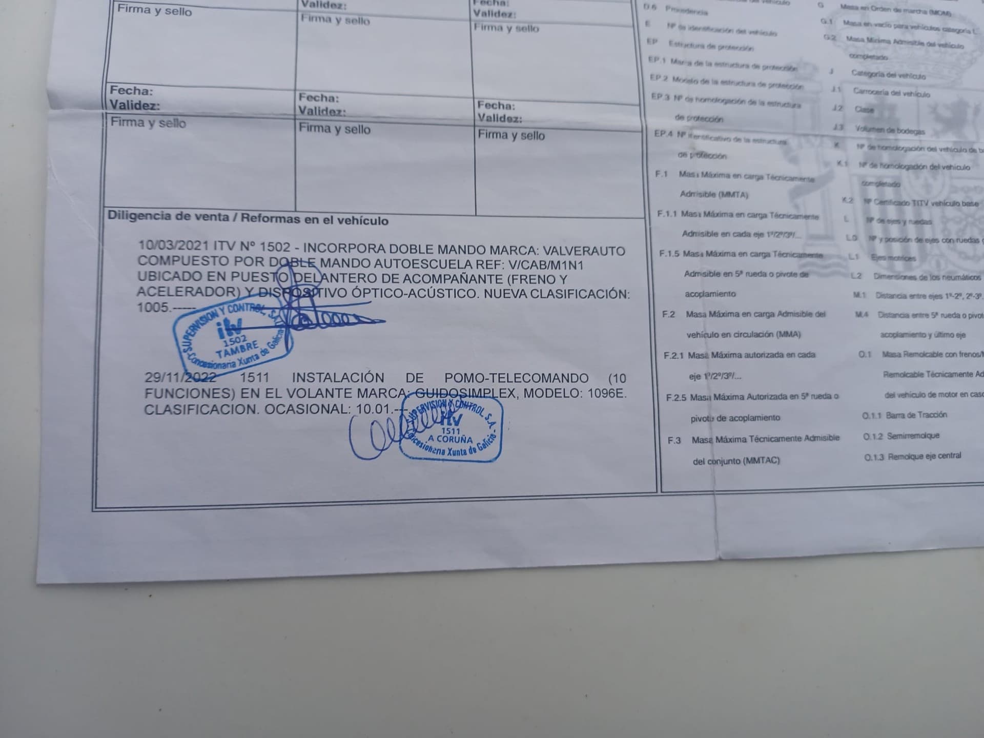 Coche adaptado para personas con discapacidad en Autoescuela Santa Eulalia Santiago